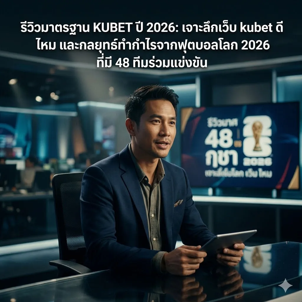 รีวิวมาตรฐาน KUBET ปี 2026: เจาะลึกเว็บ kubet ดี ไหม และกลยุทธ์ทำกำไรจากฟุตบอลโลก 2026 ที่มี 48 ทีมร่วมแข่งขัน