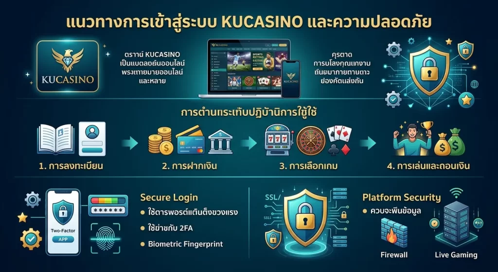 แนวทางการเข้าสู่ระบบ kucasino และความปลอดภัย